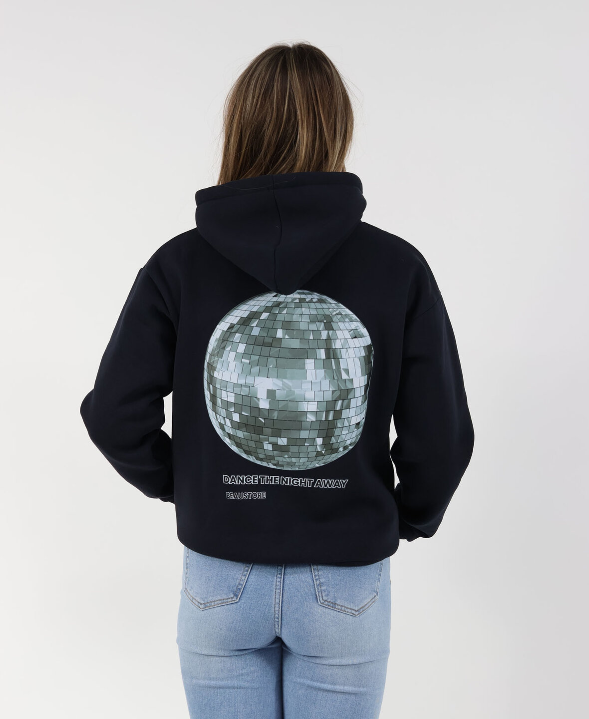 Disco Hoodie Navy Blue