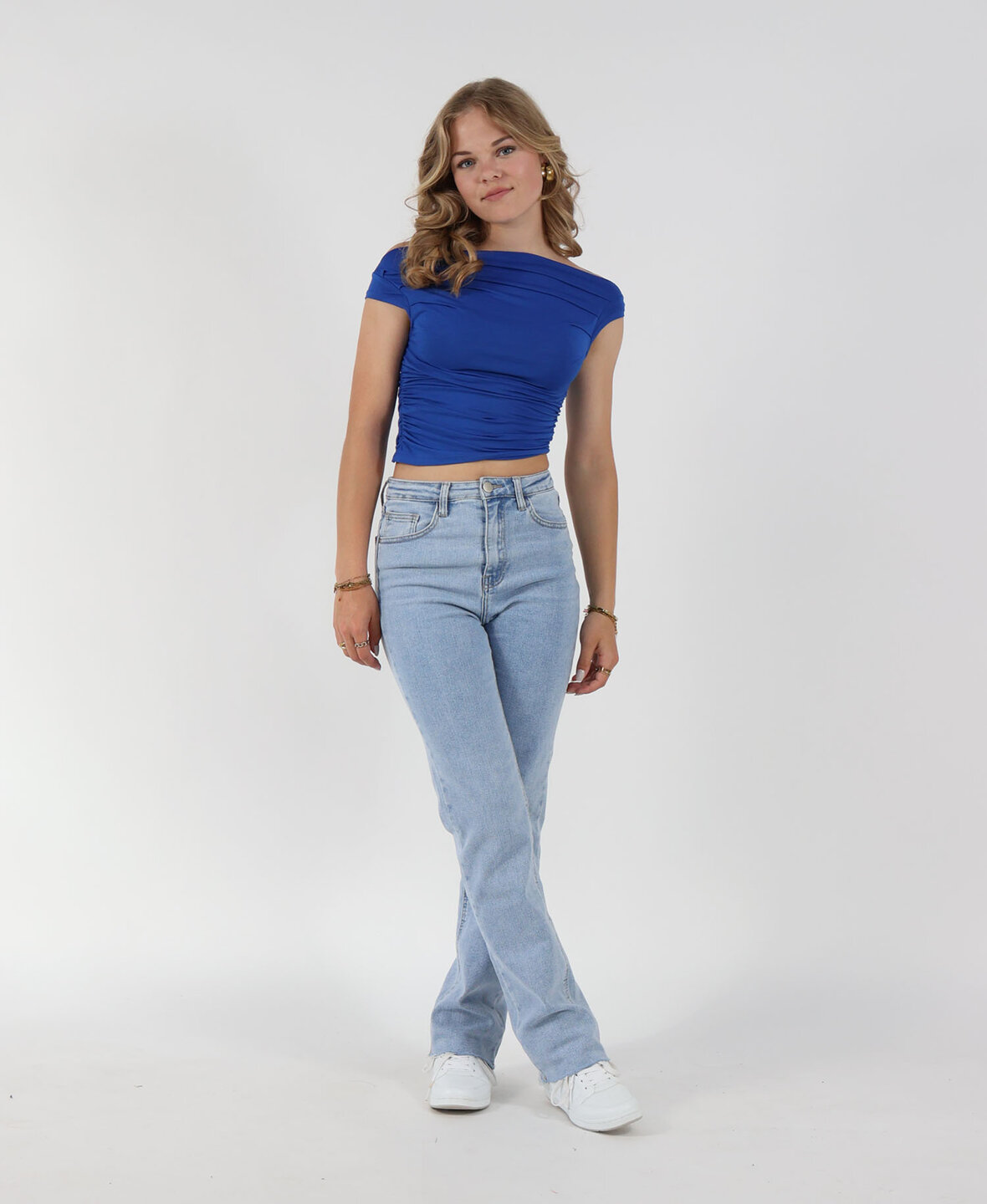 Straight Leg Jeans Blue 1820