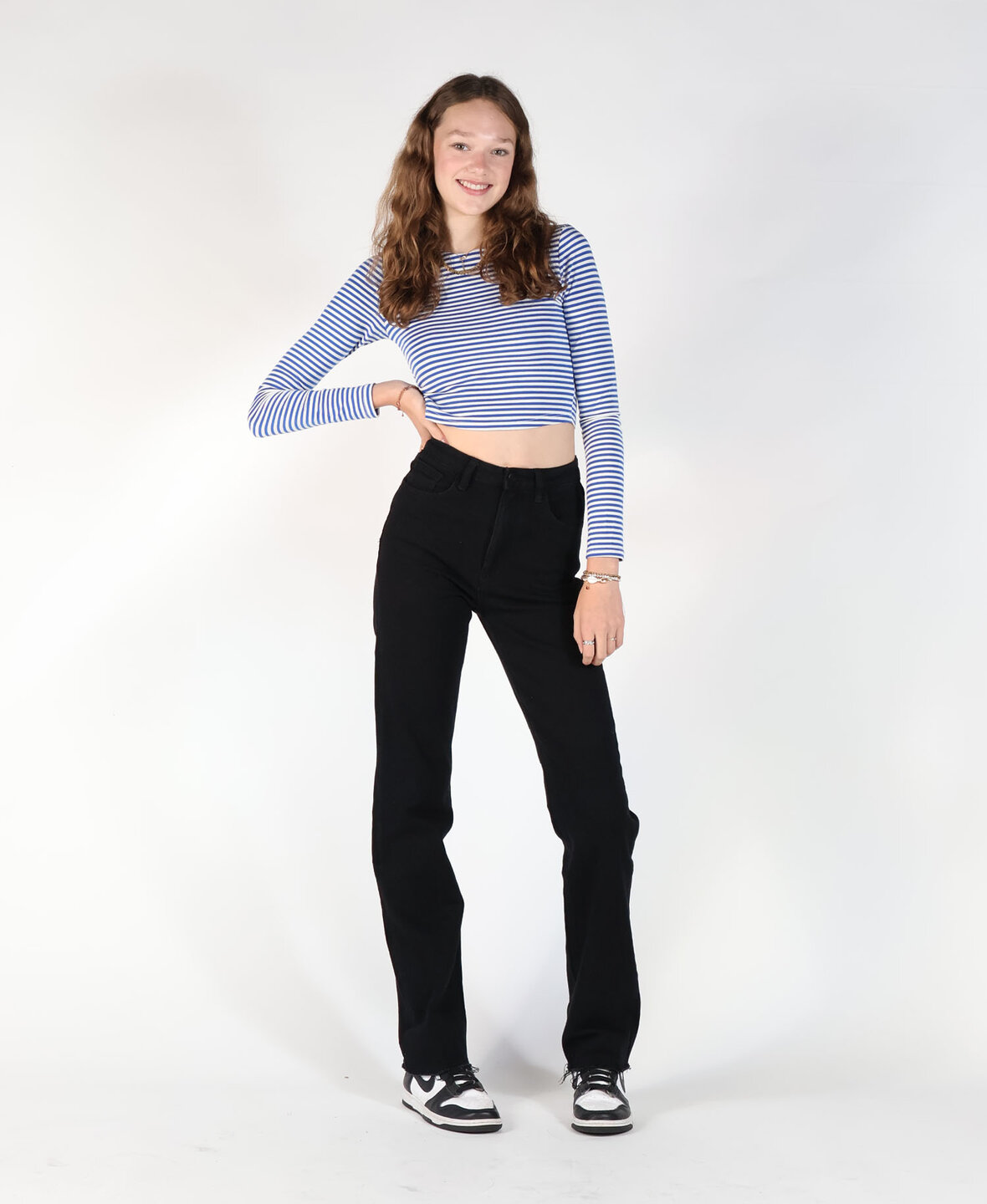 High Waist Straight Leg Jeans 2179/2160 Black (TALL)