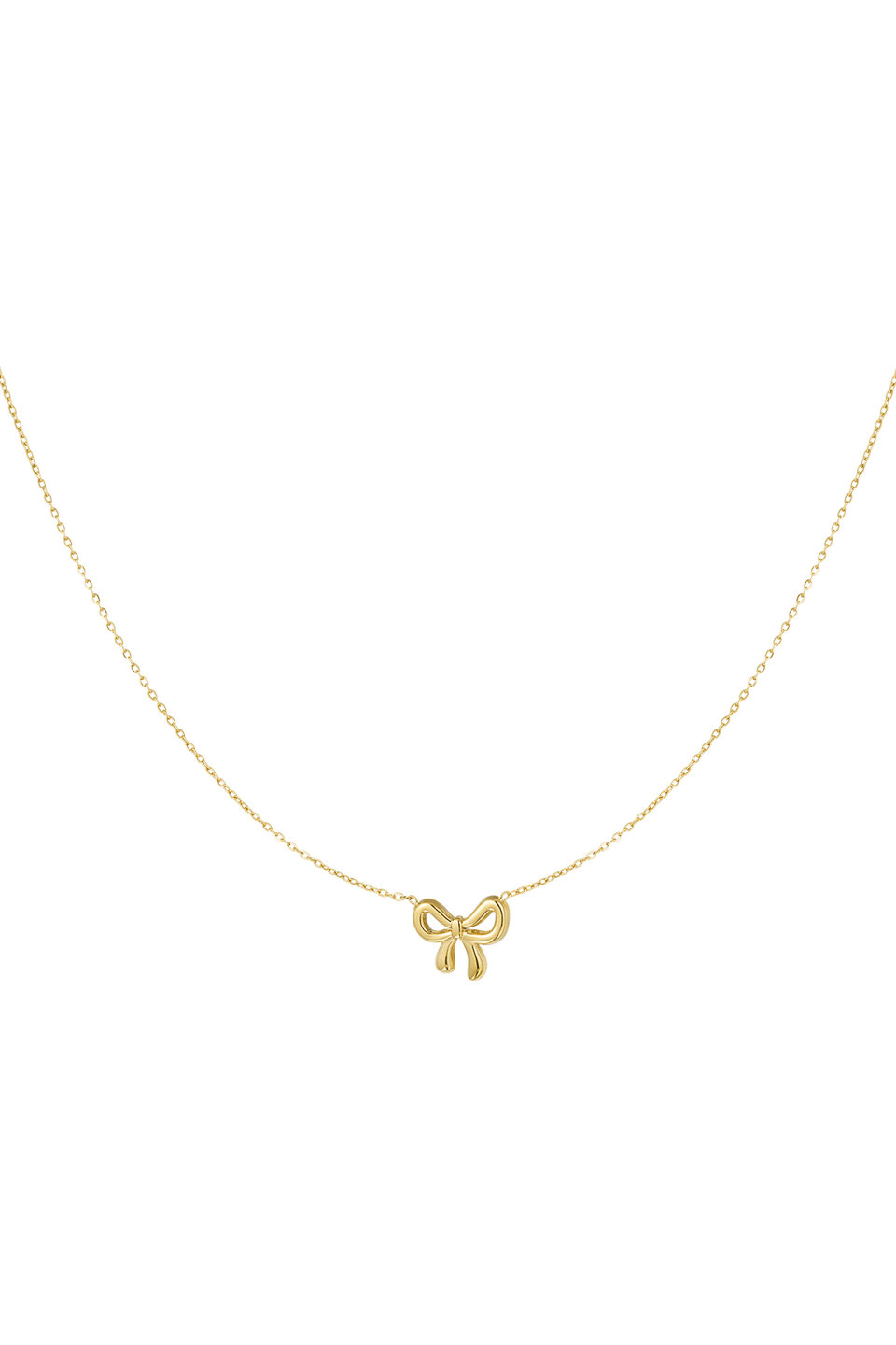 Necklace bow Gold