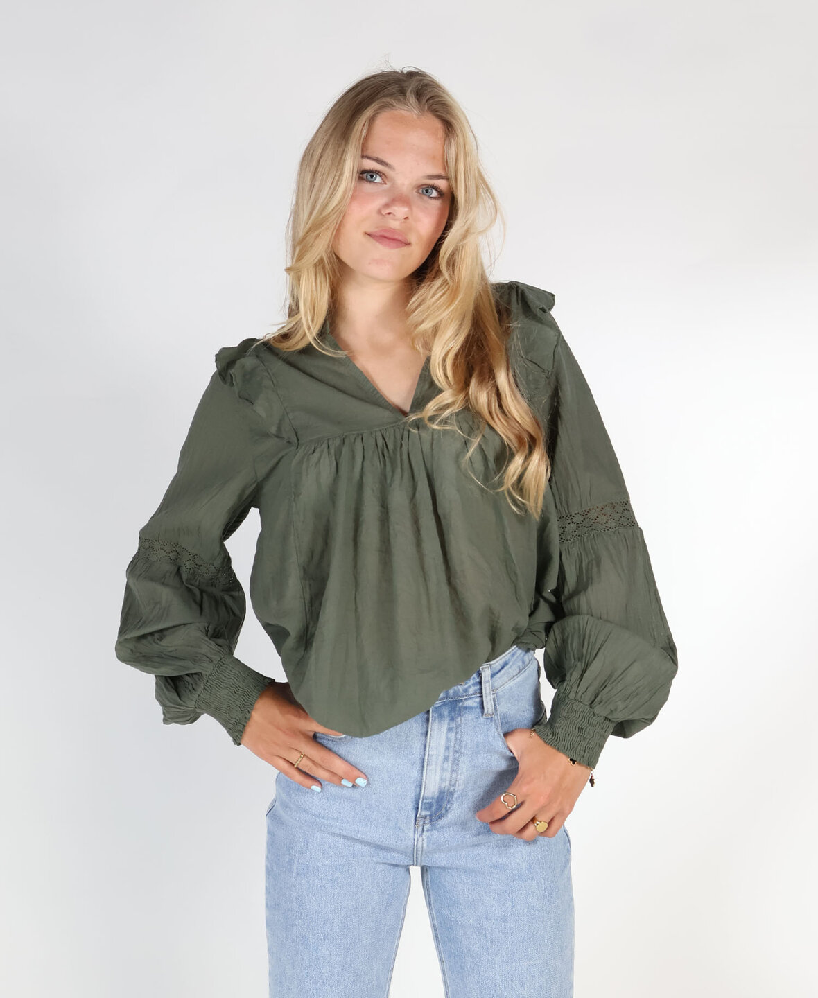 Eliva Blouse Khaki