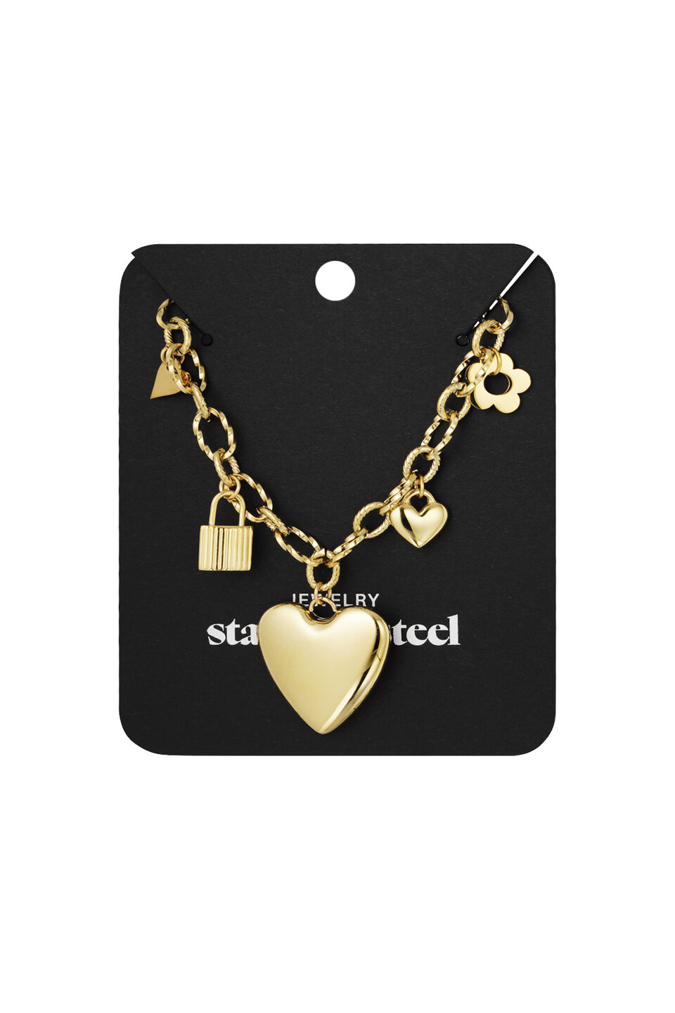 Necklace Locked Love Gold