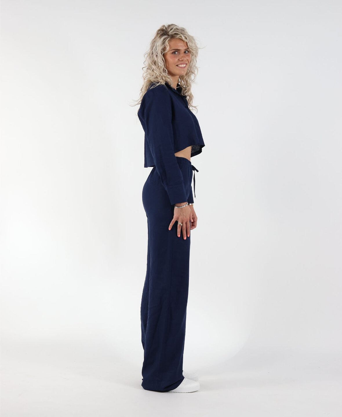 Linen Pants Navy Blue (TALL)