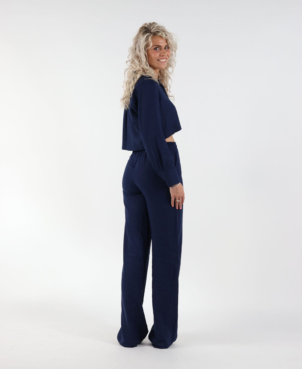 Linen Pants Navy Blue (TALL)