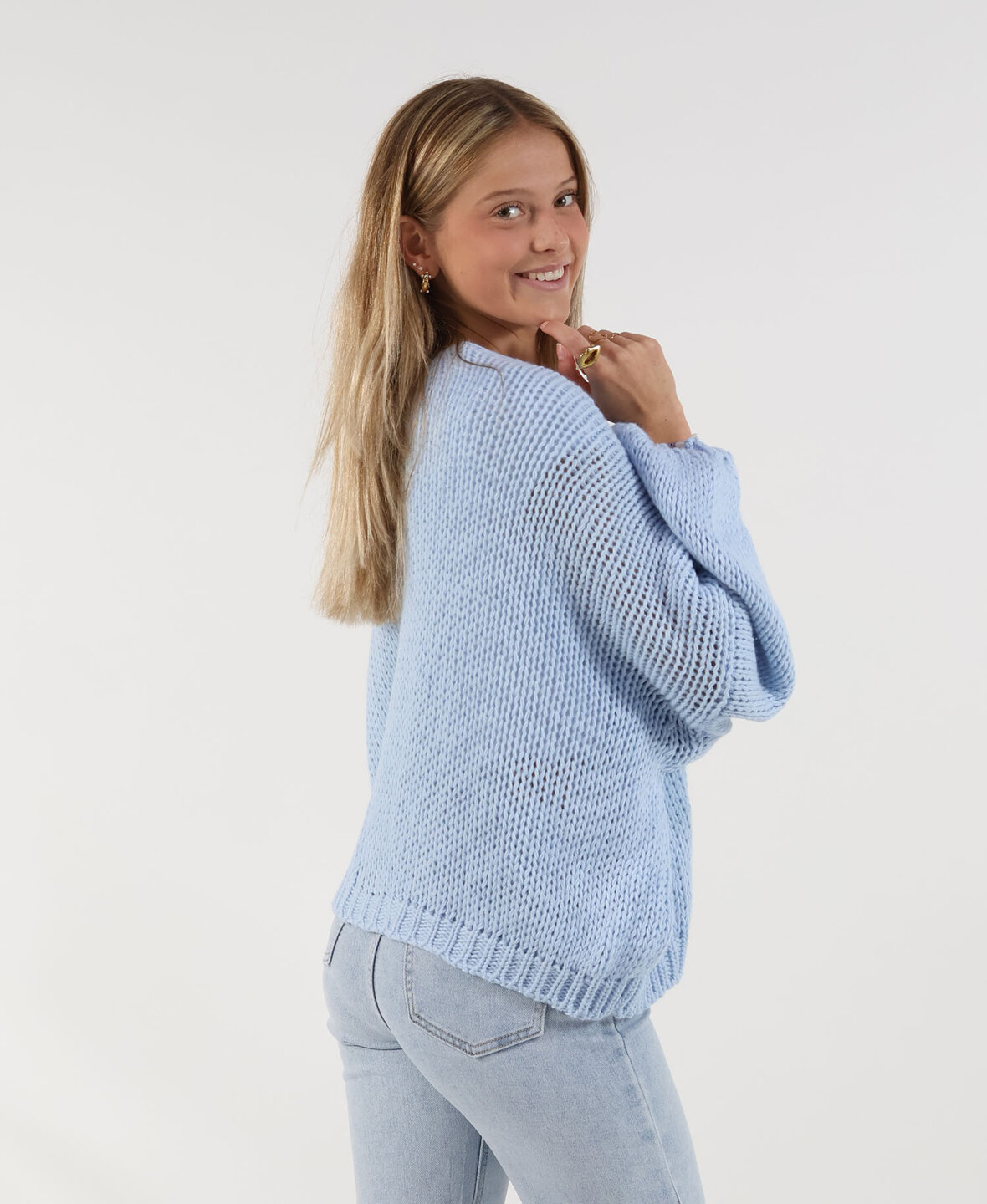 Comfy Cardigan Milky Blue