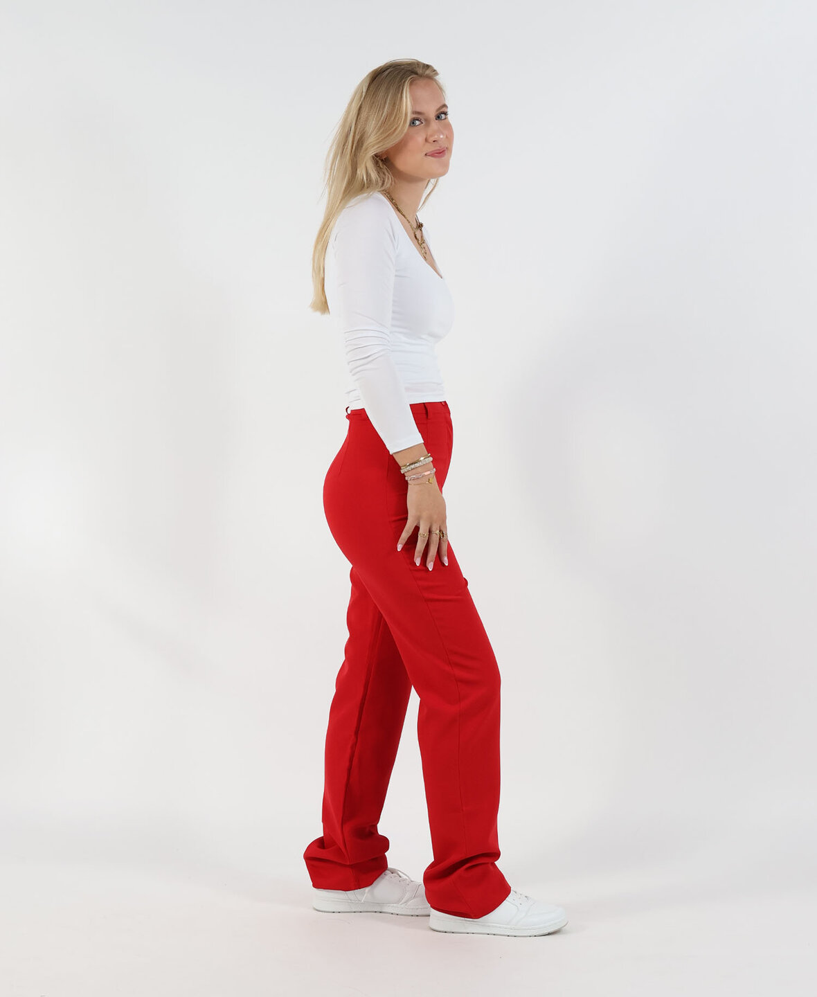 Sanne Pants Red