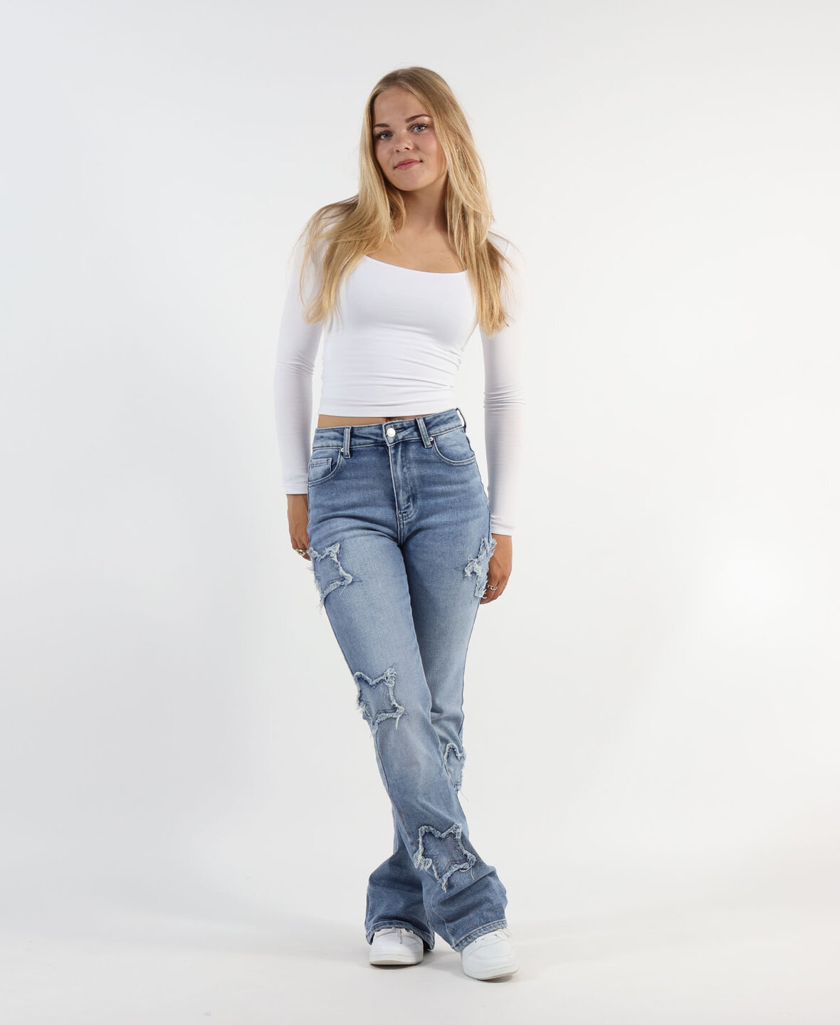 High Waisted Stars Jeans