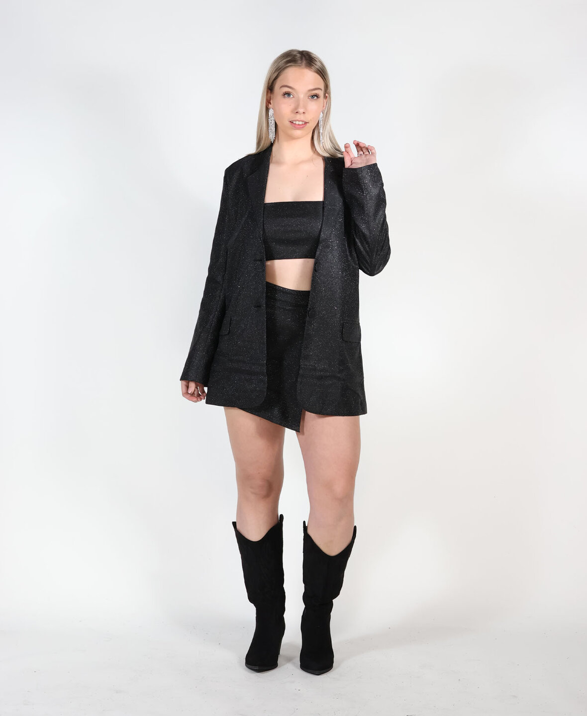 Sanne Glam Skort Black