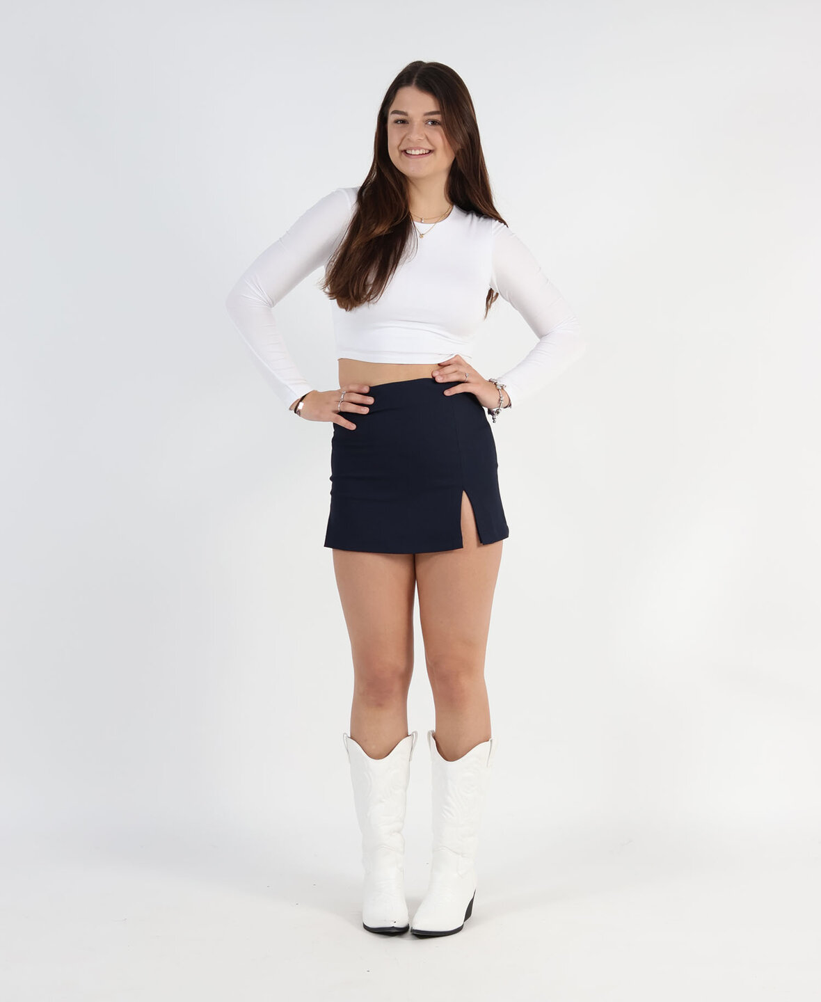 Basic Skort Navy Blue