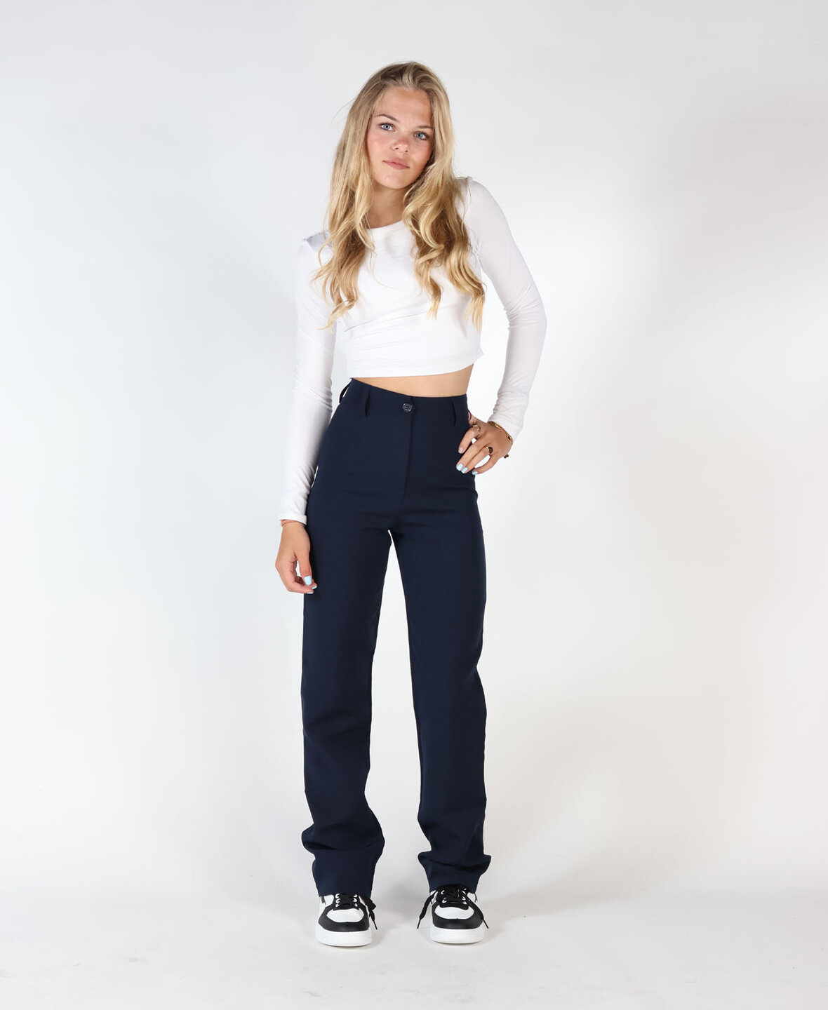 Sanne Pants Navy Blue