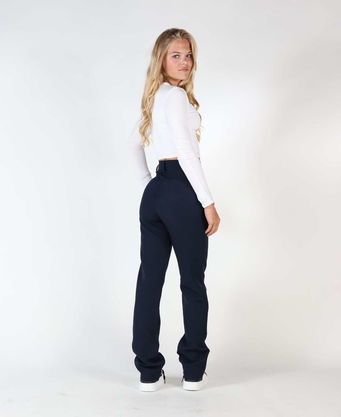 Sanne Pants Navy Blue