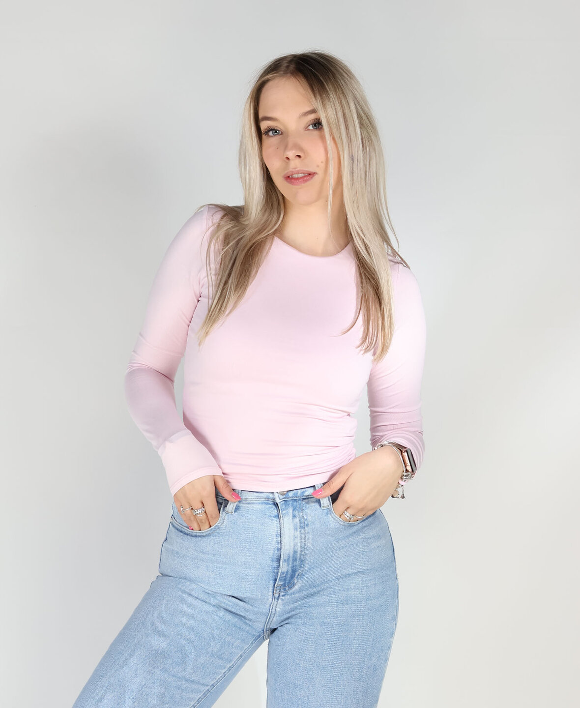 Leela Long Top Lightpink