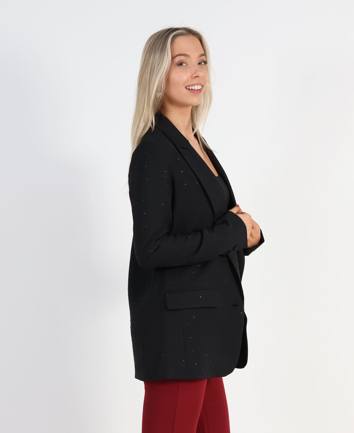 Iconic Diamonds Blazer Black