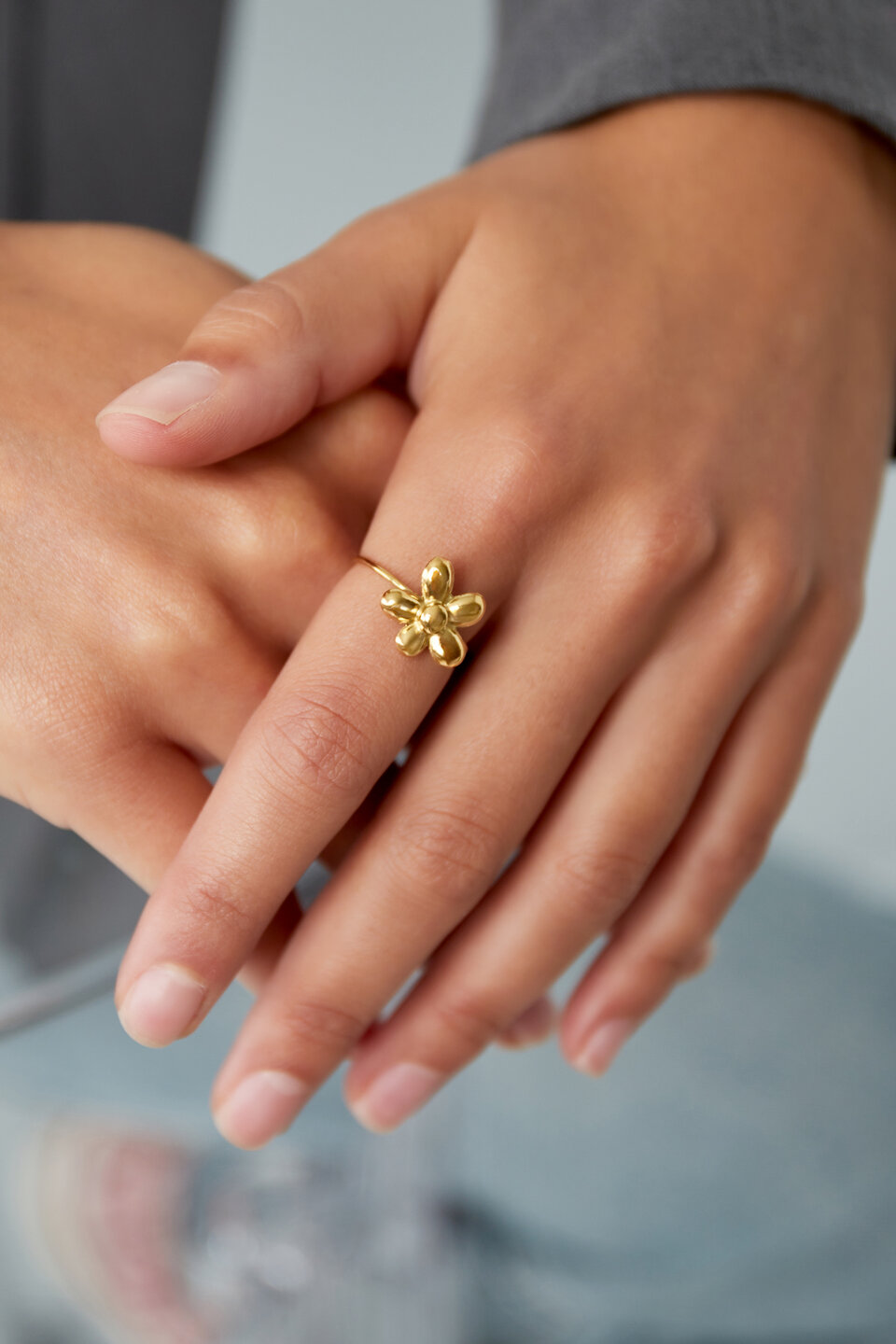 Flower Ring Gold