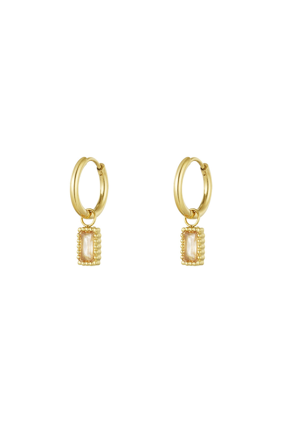 Classy Sparkle Earrings Gold