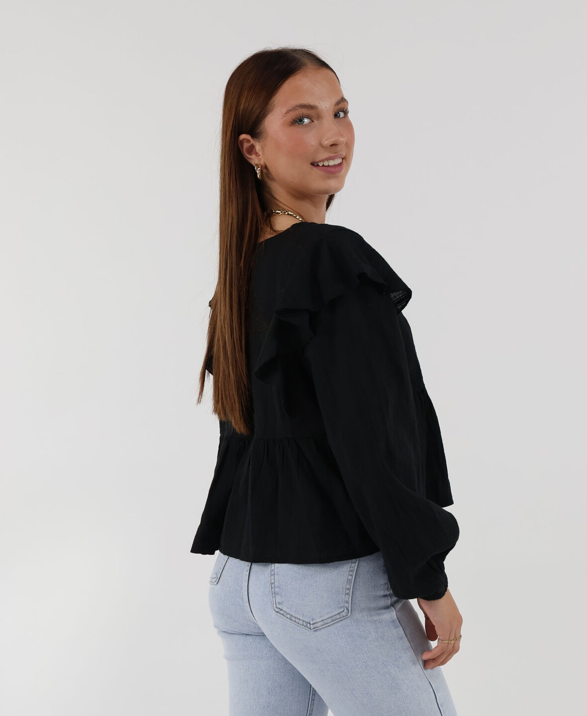 Monaco Blouse Black