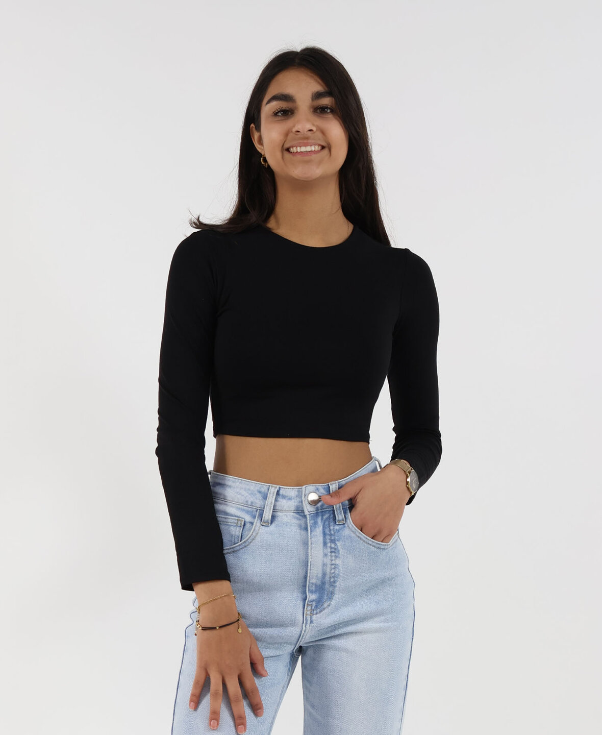 Leela Top Black