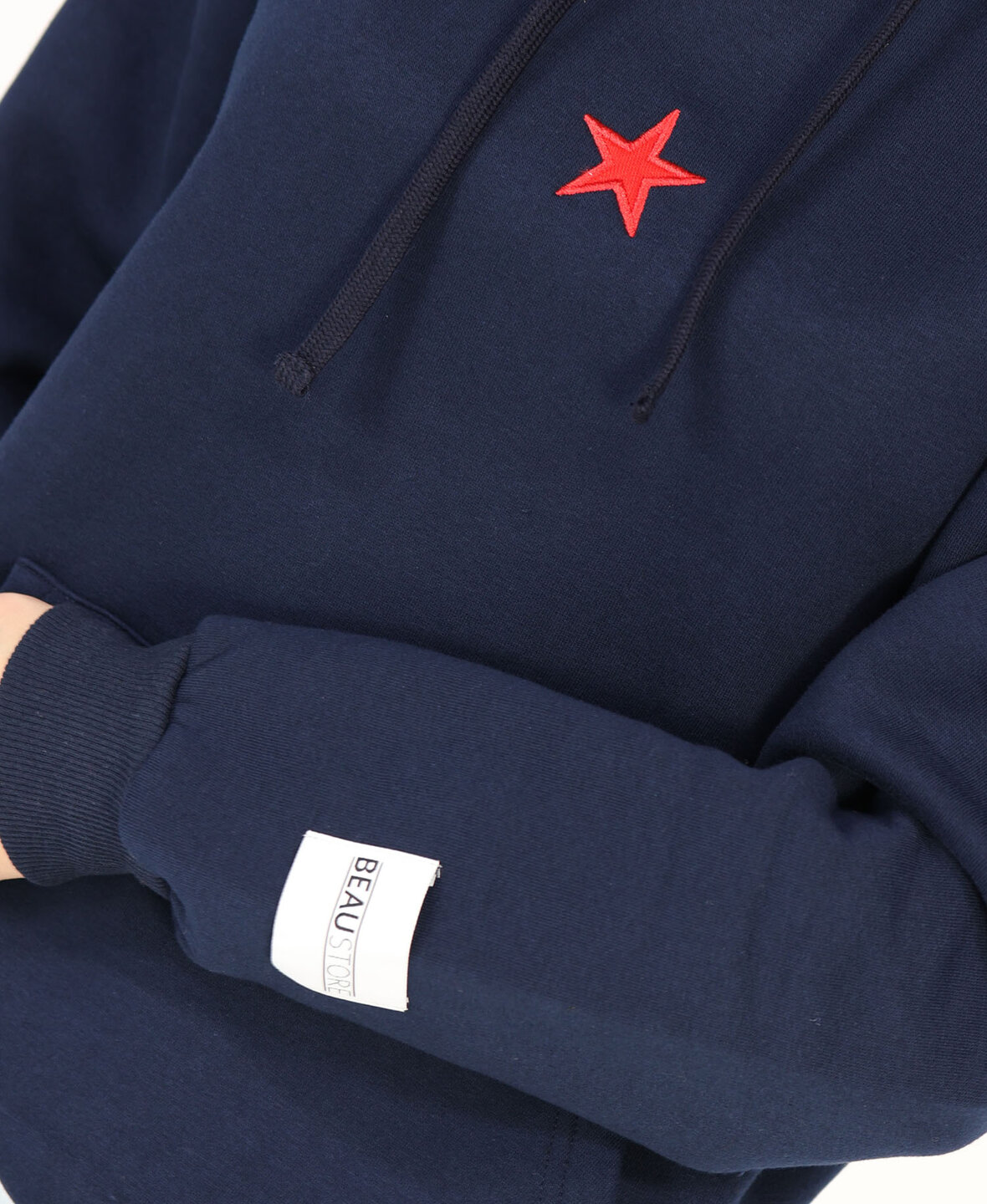 Star Hoodie Navy Blue