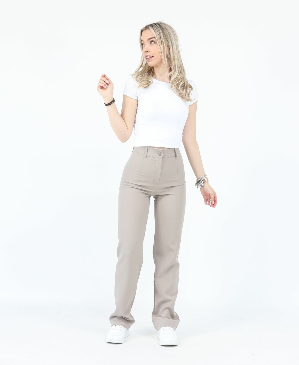 Sanne Pants Light Taupe