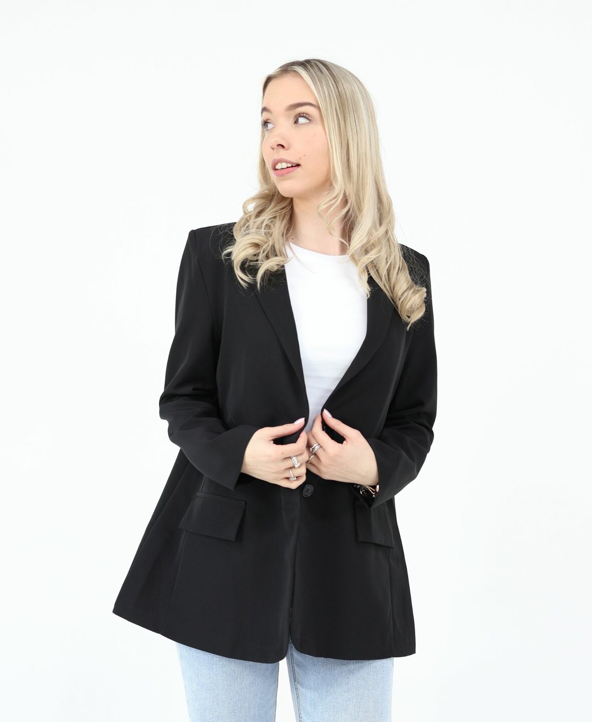 Sanne Split Blazer Black