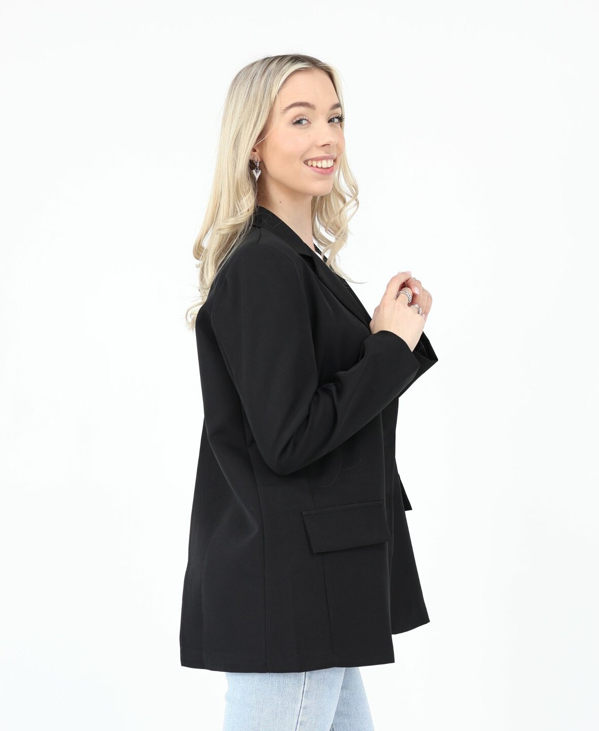 Sanne Split Blazer Black