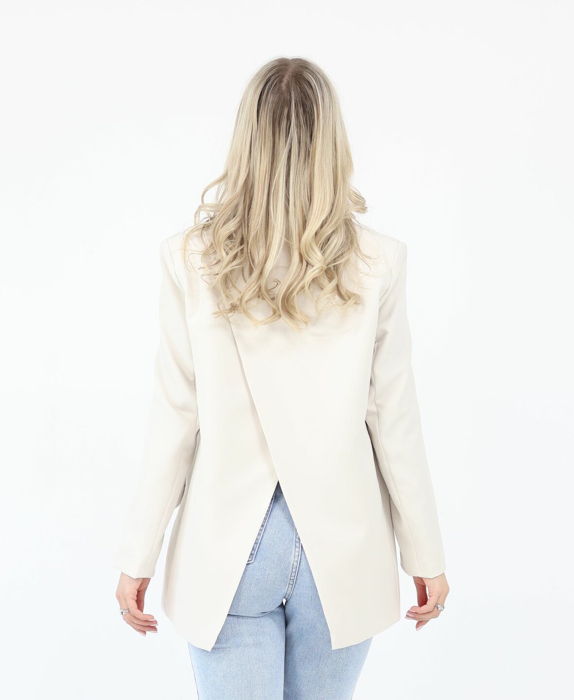 Sanne Split Blazer Beige